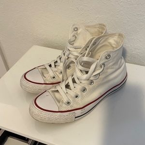 White Hight Top Converse